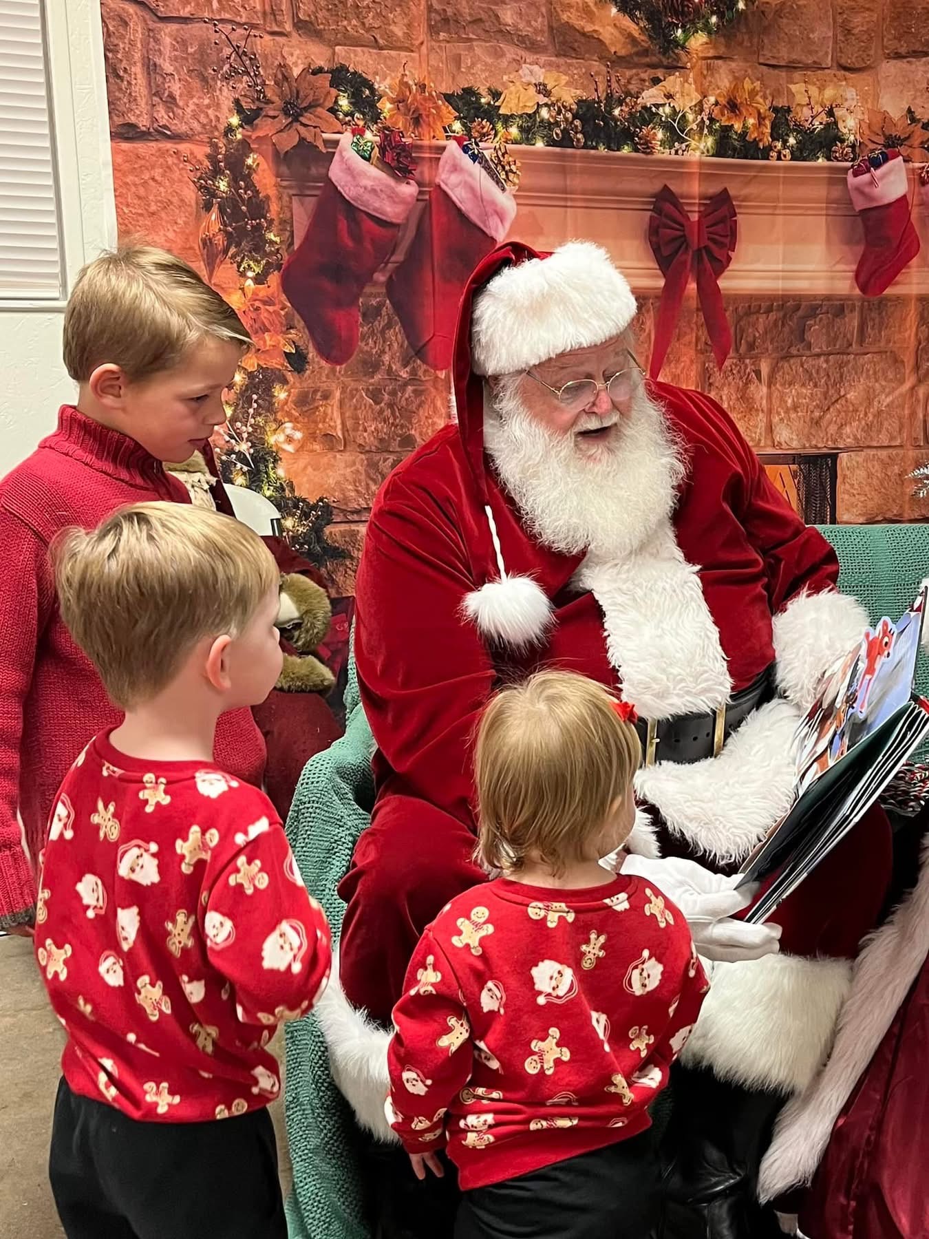 Story time with Santa