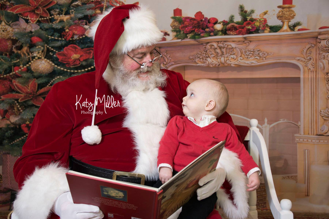 Photo shoot with Santa Claus